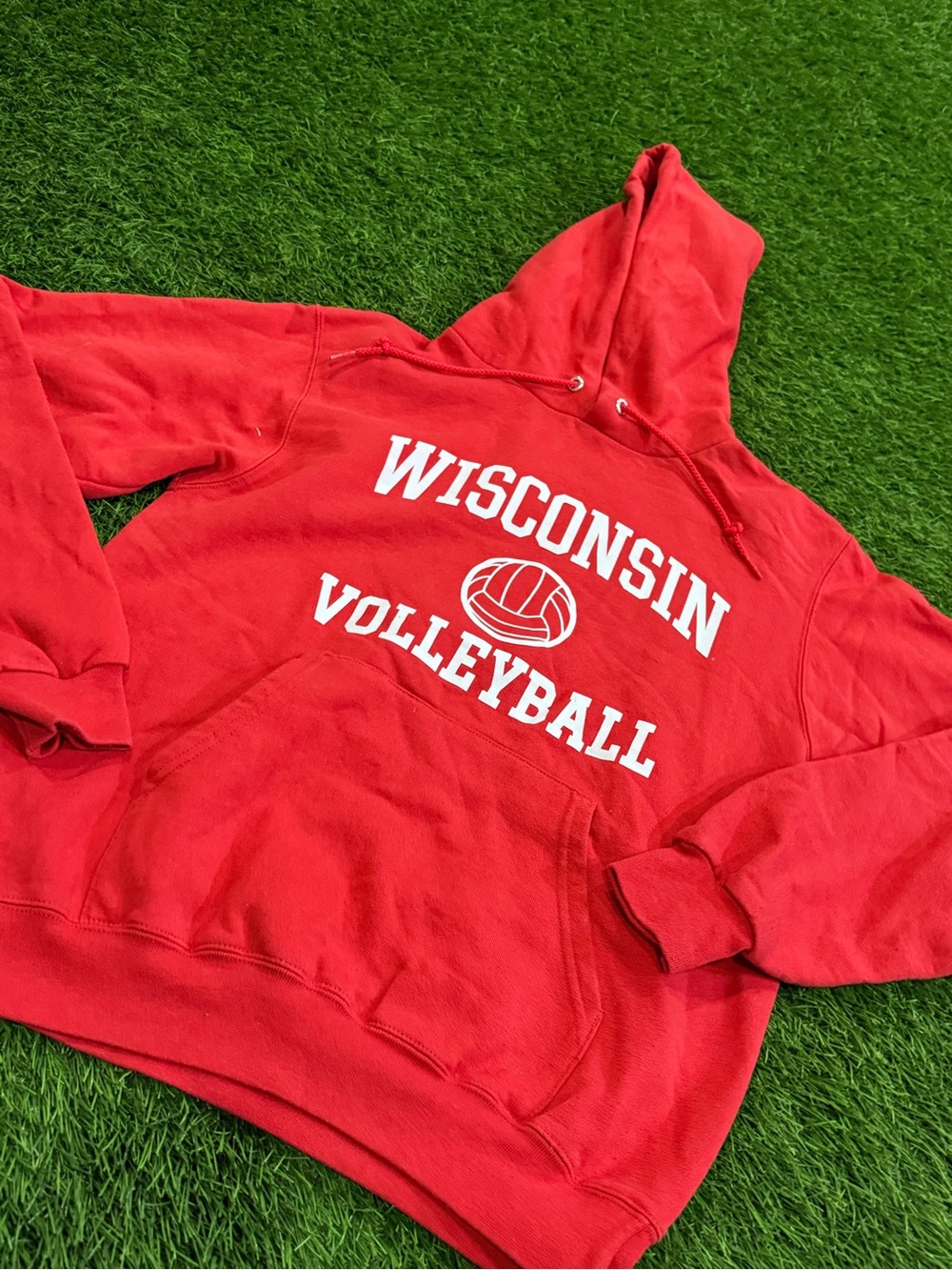 Champion Hooded Sweatshirt - Wisconsin Badgers Volleyball